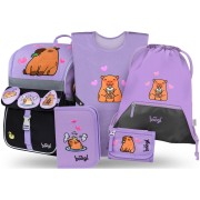 Iskolatáska szett Baagl Zippy Capibara 5db-os