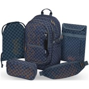 Iskolai szett BAAGL Core Ska kék szett 5db-os