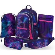 Felsős iskolatáska BAAGL Core Nova szett 5db-os