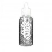 Glitter ragasztó 22ml ezüst