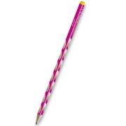 Ceruza Stabilo EASYgraph S - HB háromszög test a balkezeseknek - rózsaszín