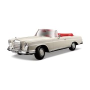 Maisto - 1967 Mercedes-Benz 280SE, Cabrio, krémszínű, 1:18