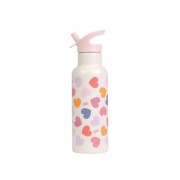 A Little Lovely Company - rozsdamentes acél kulacs, 500 ml – szív