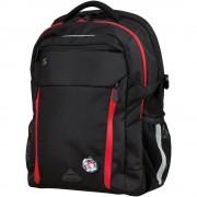 Stil Iskolai hátizsák Black & Red notebook zsebbel