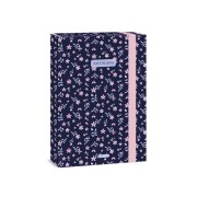 ARS UNA Füzetbox A4 Navy Bloom