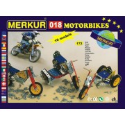 Merkur 018 10 modell Motorkerékpárok építőkészlet 182 db.