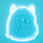 Squishmallows FIZZ Neonfény - Winston Bagoly