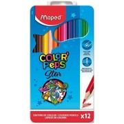 Maped Color'Peps Metal Box háromszögletű színes ceruza 12db.