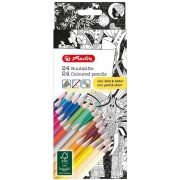 Herlitz színes ceruzák stresszoldó kifestőkhöz 22 + 2