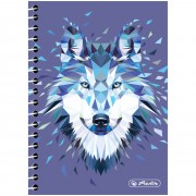 Spirál jegyzetfüzet 10 x 14 cm Wild Animals Farkas