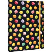 A4 Macarons füzetbox zárófüllel
