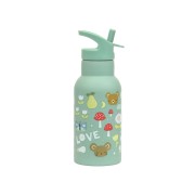 A Little Lovely Company - rozsdamentes acél kulacs, 350 ml - öröm