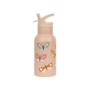 A Little Lovely Company - rozsdamentes acél kulacs, 350 ml - pillangó