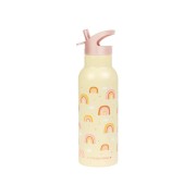 A Little Lovely Company - rozsdamentes acél kulacs, 500 ml - szivárvány