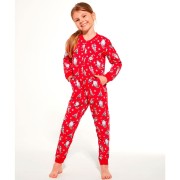 Cornette Merry Christmas kezeslábas pizsama lányoknak