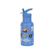 A Little Lovely Company - rozsdamentes acél kulacs, 350 ml - kalózok