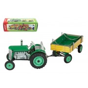 Traktor Zetor platós, zöld kulcsos 28 cm