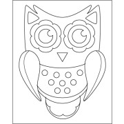 Homokfestés sablon Bagoly