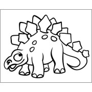 Homokfestés sablon - Stegosaurus