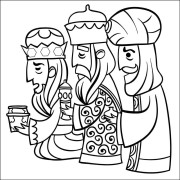 Homokfestés sablon - Három Királyok