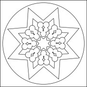 Homokfestés sablon - Csillag C2