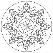 Homokfestés sablon Mandala Y