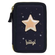 BAAGL Unicorn Gold háromszintes tolltartó