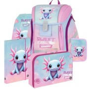 Oxybag Premium Light Axolotl iskolatáska – 5 darabos szett