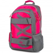 OXY Sport NEON LINE Pink diák hátizsák és kulcstartó ajándékba