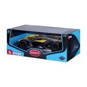 Bburago - HOBBY autómodell, Bugatti Bolide, sárga-fekete, 1:18