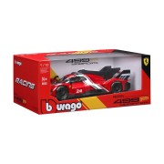 Bburago - RACING, FERRARI 499P MODIFICATA, piros, 1:18