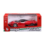 Bburago - RACE+PLAY, Ferrari LaFerrari, piros, 1:24