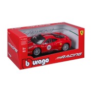 Bburago - RACING, Ferrari 458 Challenge, piros, 1:24