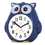 JVD gyerek ébresztőóra Bagoly kék