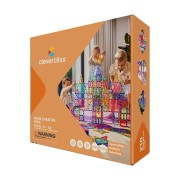 Cleverclixx – Mágneses építőjáték Mega Creative Pack Pastel – 210 db