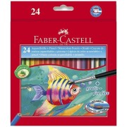 Faber-Castell akvarell színes ceruza 24db. + ecset