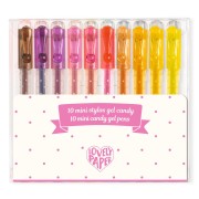Mini zselés tollak - 10 cukorka szín
