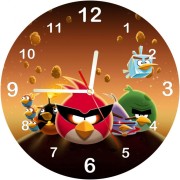 Gyerek falióra Angry Birds