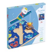 Puzz & Fish – dřevěná vkládačka a rybářská hra v jednom - Color