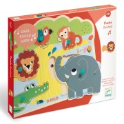 Vkládací zvukové puzzle na desce - Baobab