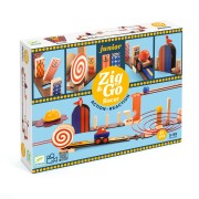 Dominópálya - Zig & Go Junior - Racer - 51 db