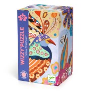 Látványos puzzle - csillogó madár - 50 db