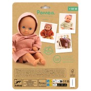 Baby Pomea - rózsaszín ingecske és rövidnadrág babákhoz