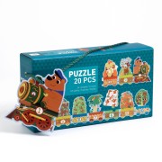 Puzzle - Számolni tanulok erdei állatokkal