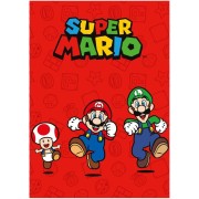 Super Mario Red flísz takaró