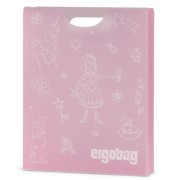 A4 Ergobag Ergobag Princess Pink füzetbox, átlátszó