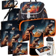 Oxybag Premium Light Dino Raptor iskolatáska – 13 darabos szett