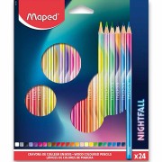 Maped Color'Peps Nightfall színes ceruza vékony  háromszögletű, 24 darabos