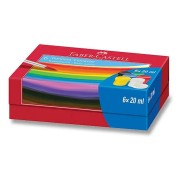 Faber-Castell temperafestékek tégelyben – 6 db × 20 ml