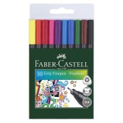 Faber-Castell GRIP tűfilcek – 0,4 mm, 10 szín